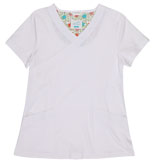 Gwen White Stretch Woven