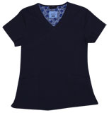 Gwen Navy Stretch Woven