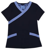 Gwen Navy Ceil Stretch Woven