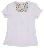 Grace White Stretch Woven