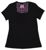 Grace Black Stretch Woven
