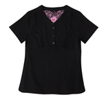 Gloria Black Stretch Woven