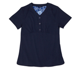 Gloria Navy Stretch Woven