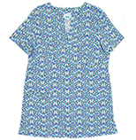 Gillian Seafoam Dutch Floral Printed Cotton