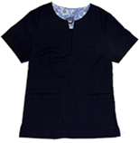 Gillian Navy Stretch Woven