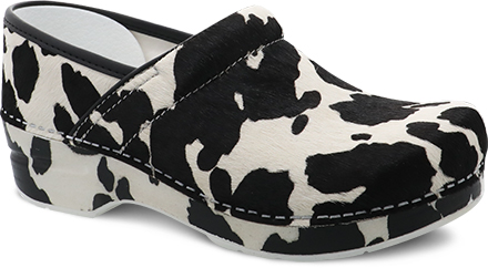 Cow print dansko clogs Clearance