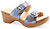 Sophie Iridescent Blue Shagreen