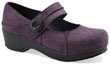 Crepe Maryjane Mulberry Vintage Suede