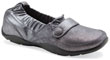 Carol Pewter Shimmer Suede