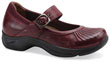 Kitty Cranberry Milled Leather