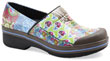 Volley Blue Patchwork Coated Canvas