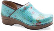 Professional Turquoise Floral Croc