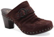 Nadine Chocolate Kid Suede