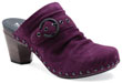 Nadine Plum Kid Suede