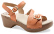 Sandi Orange Soft Full Grain