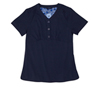 Gloria Navy Stretch Woven a Tops from the Healthcare collection.