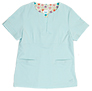 Gillian Seafoam Stretch Woven a Tops from the Healthcare collection.