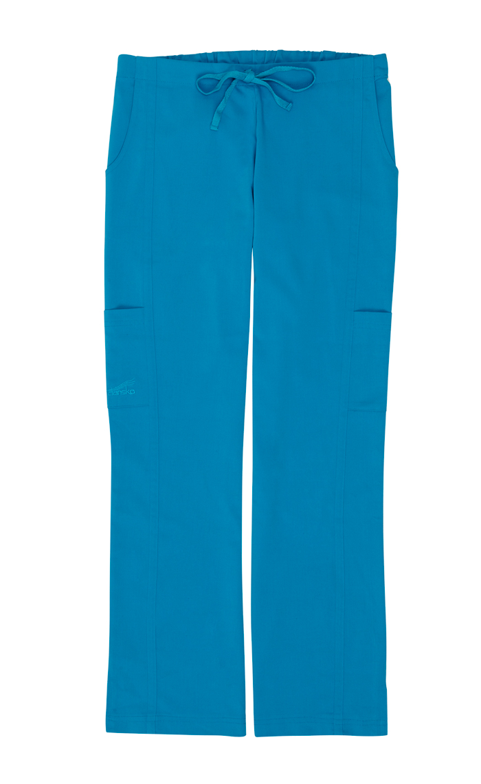Gina Teal Stretch Woven Petite