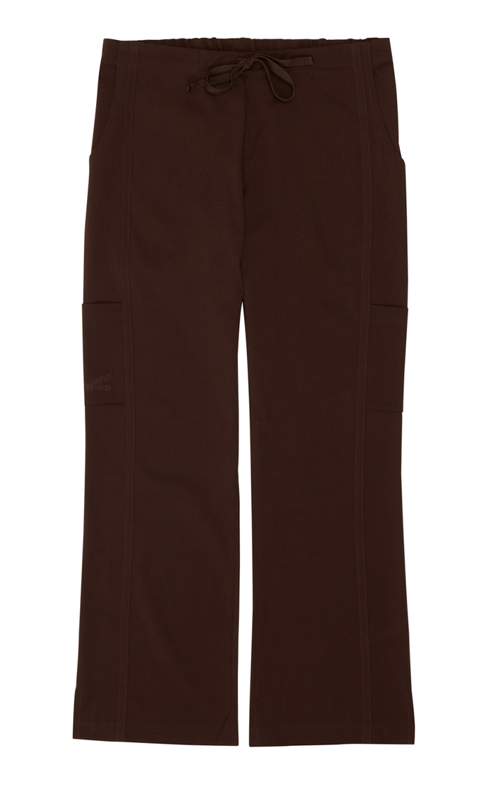 Gina Chocolate Stretch Woven Tall