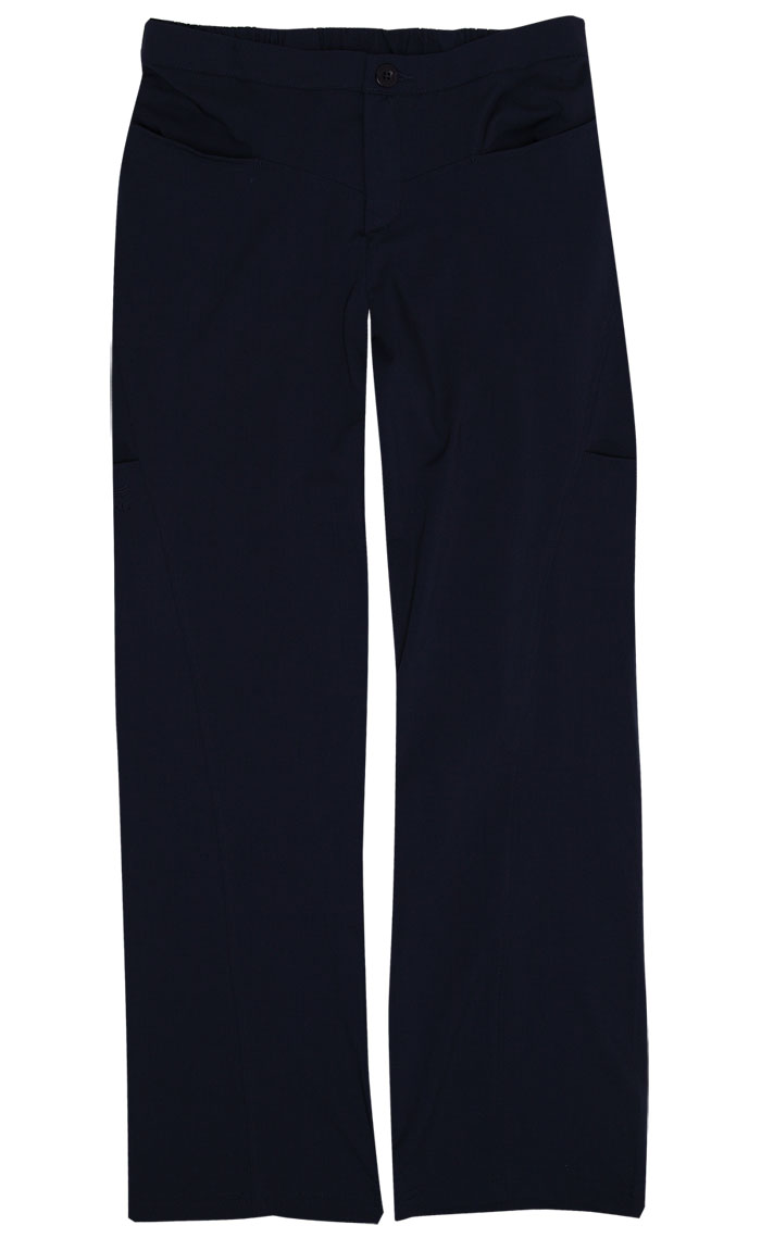 Gail Navy Stretch Woven Tall