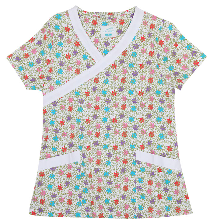 Gwen White Multi Printed Cotton