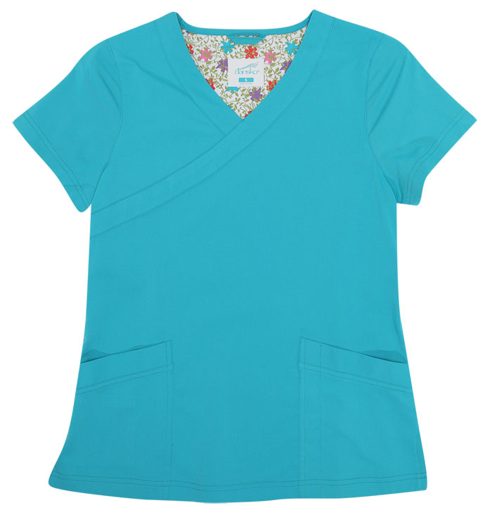 Gwen Aqua Stretch Woven
