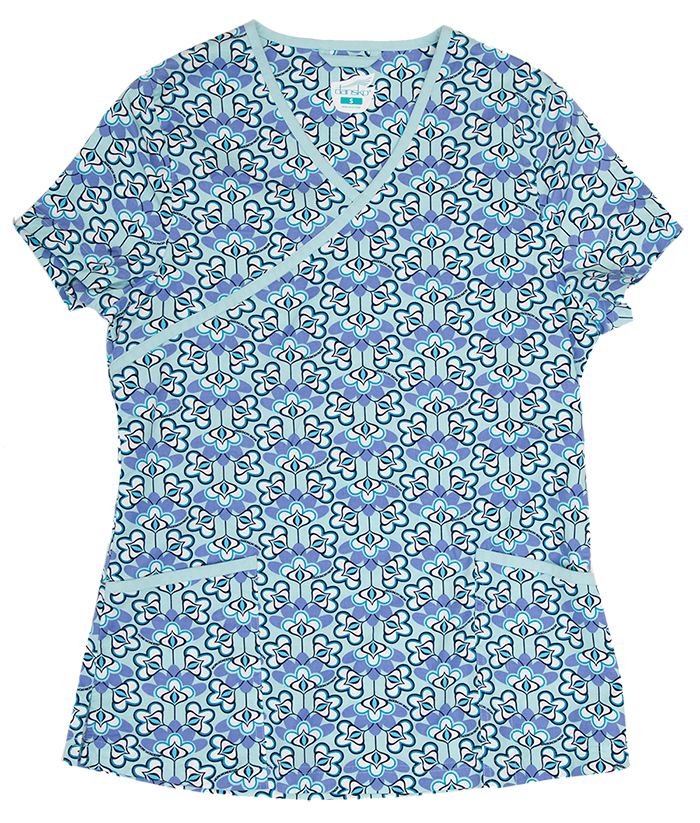 Gwen Seafoam Dutch Floral Print Cotton