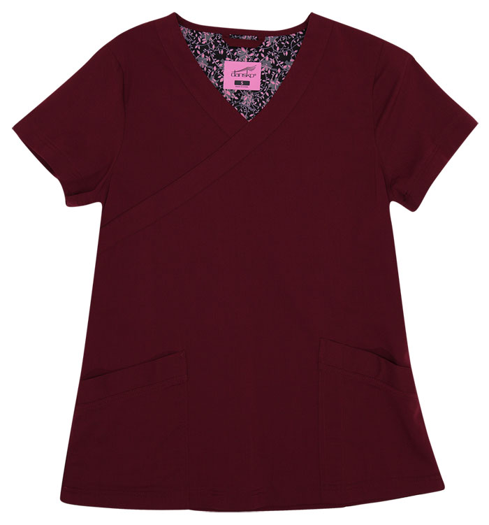 Gwen Wine Stretch Woven