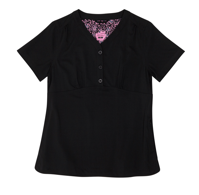 Gloria Black Stretch Woven