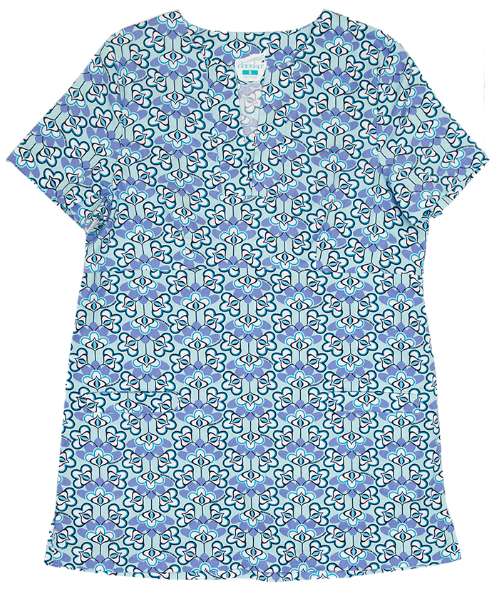 Gillian Seafoam Dutch Floral Printed Cotton