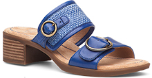 Lenny Cobalt Full Grain/Raffia