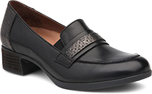 Lila Black Antiqued Calf