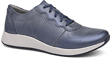 Dansko Outlet - Christina Blue Metallic Brush Off