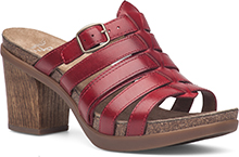 Dina Red Full Grain
