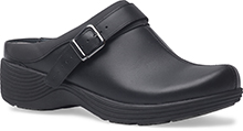 Carnation Black Leather