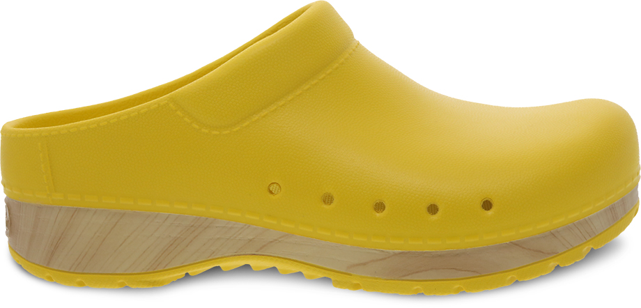 yellow dansko clogs