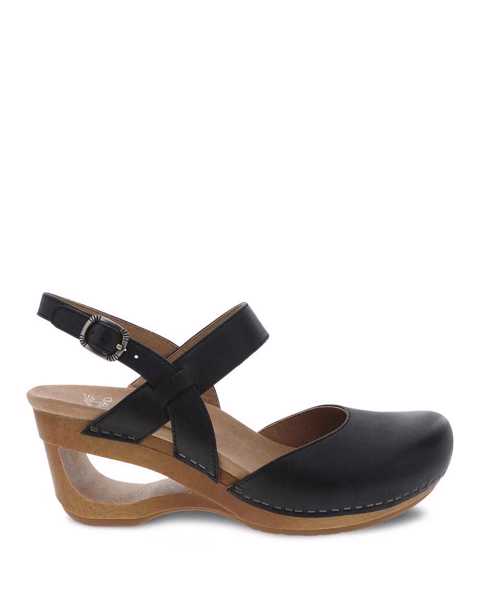 dansko black sandals