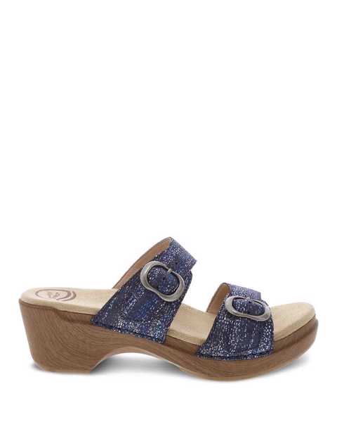 dansko blue sandals