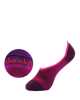 Picture of Two Tone No Show Purple Sock