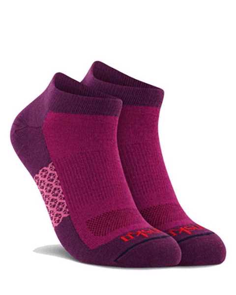 Picture of Two Tone Low Cut Purple Sock