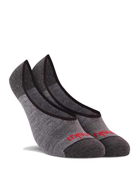 Picture of Two Tone No Show Grey Sock
