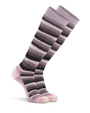 Picture of Fun Stripe Knee High Coal Compression Sock