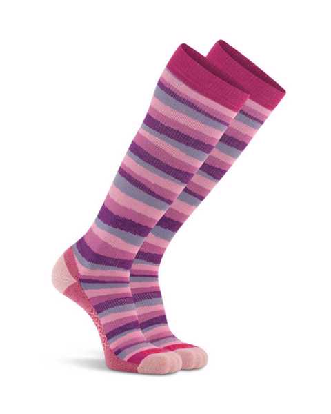 Picture of Fun Stripe Knee High Pansy Compression Sock