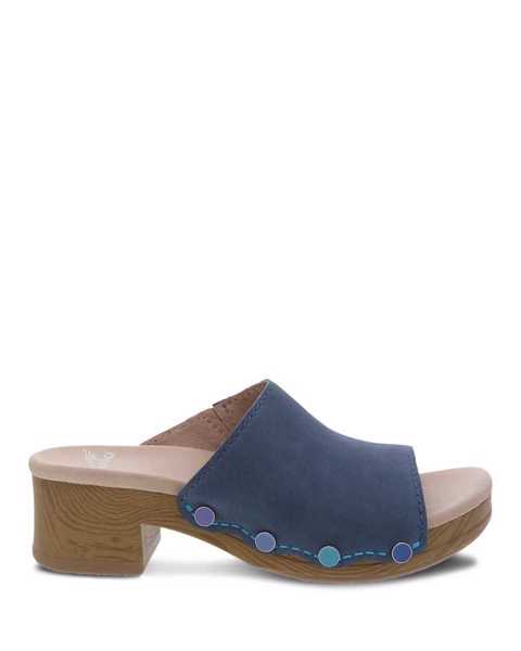 Picture of Giana Blue Milled Nubuck