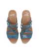 Picture of Ana Teal Glazed Kid Leather