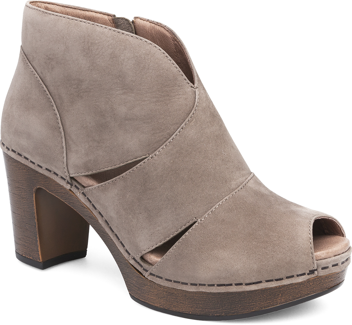 The Dansko Taupe Milled Nubuck from the Delphina collection.