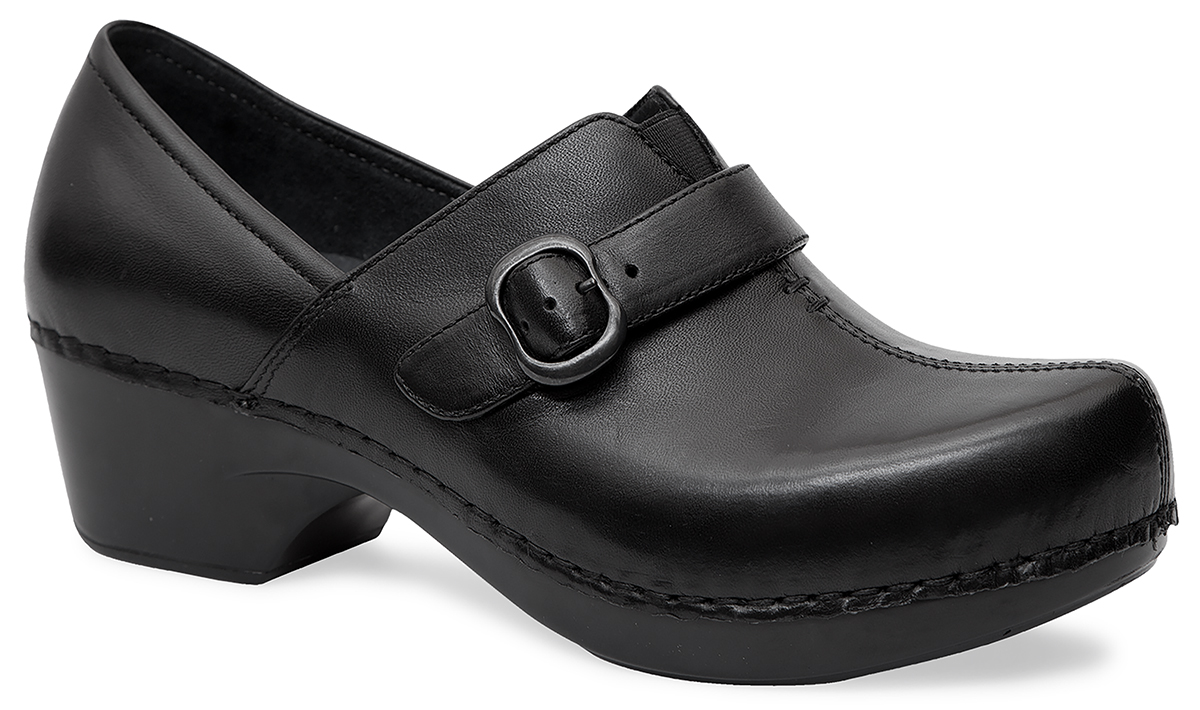 The Dansko Black Burnished Full Grain from the Tamara collection.