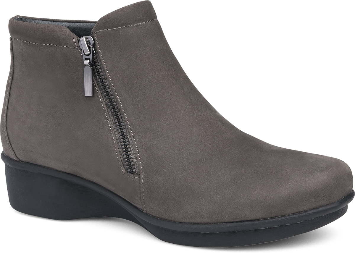 The Dansko Grey Nubuck from the Lee collection.