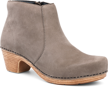 dansko susan nubuck leather wedge bootie