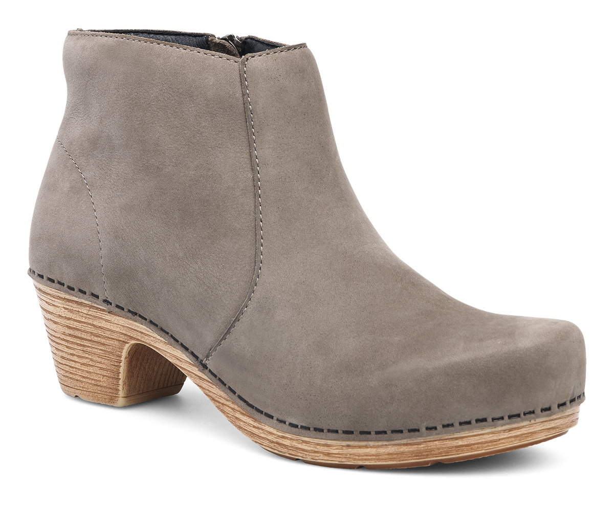 The Dansko Taupe Milled Nubuck from the Maria collection.